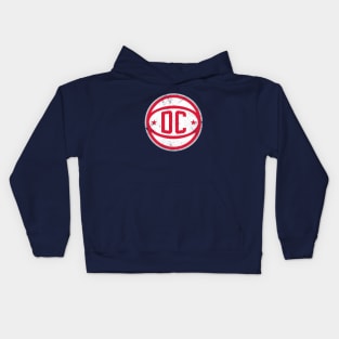 DC Retro Ball - Navy Kids Hoodie